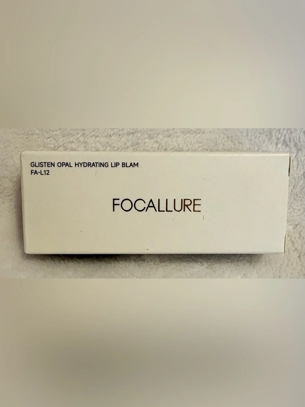 Focallure Lip Balm in White with Gold Lettering